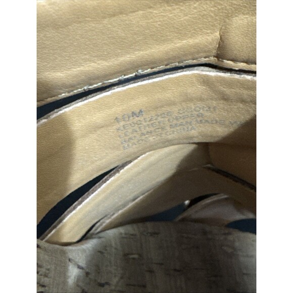 Kork-Ease Tan Leather Block Heel Size 10 - Picture 11 of 11